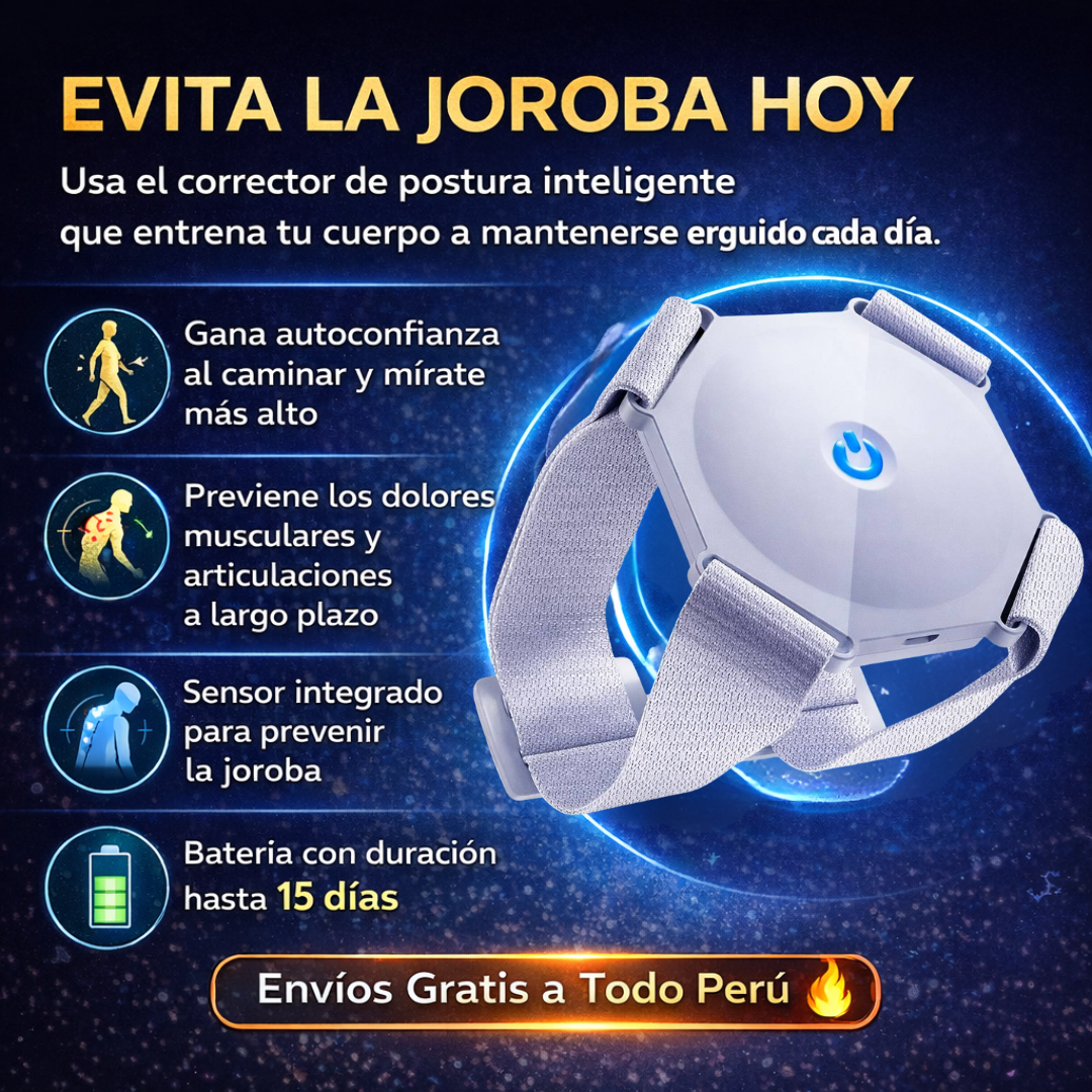 Corrector de Postura Inteligente Con Sensor