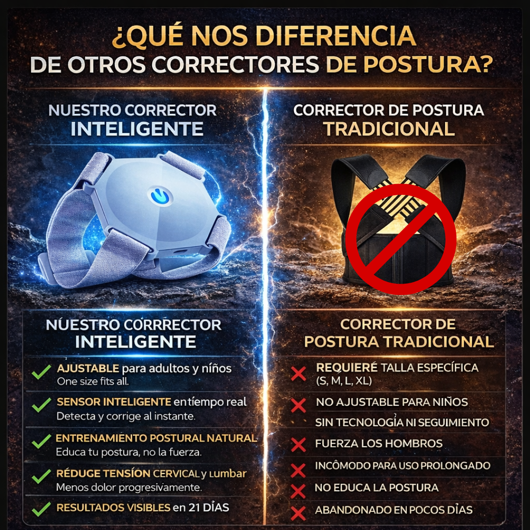 Corrector de Postura Inteligente Con Sensor