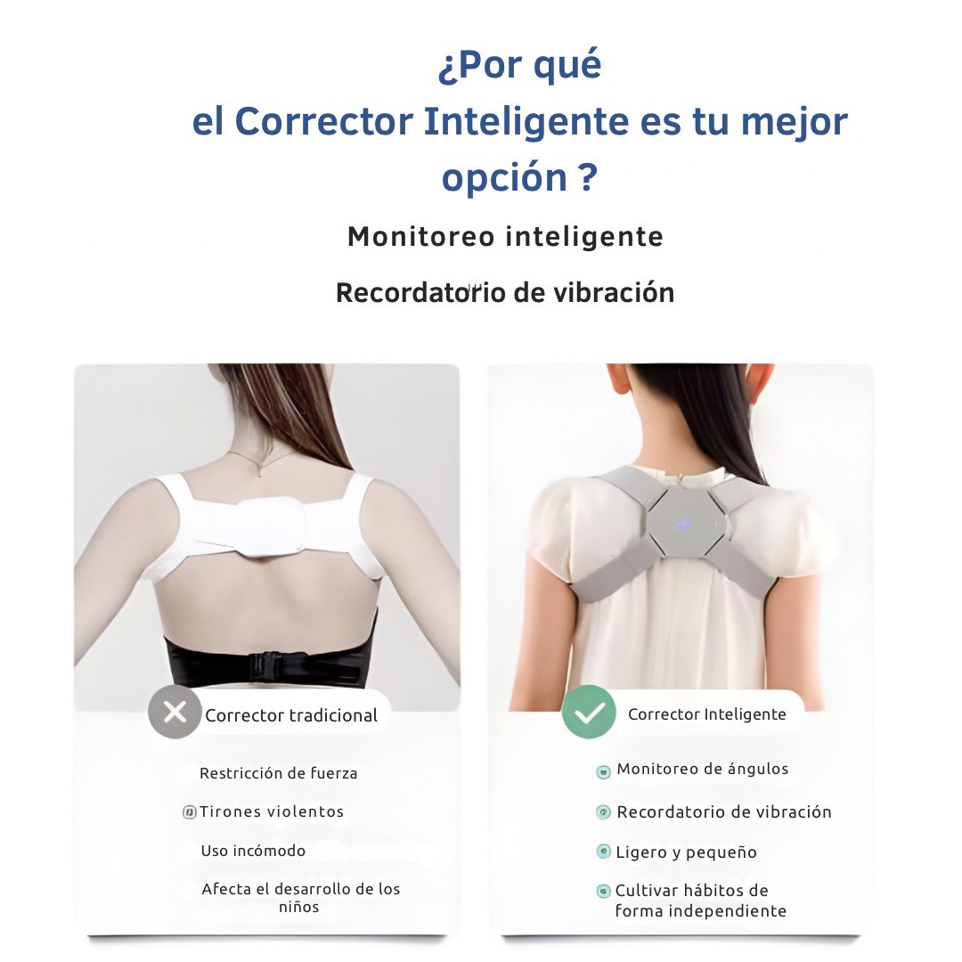 Corrector de Postura Inteligente Con Sensor